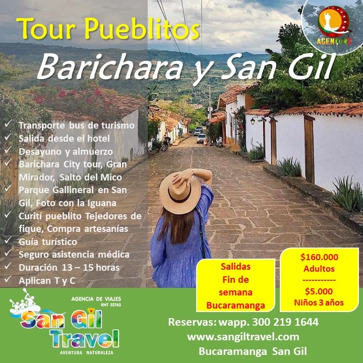Tour San Gil y Barichara